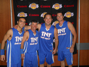 TNTTNT Dunk Squad and the Lakers